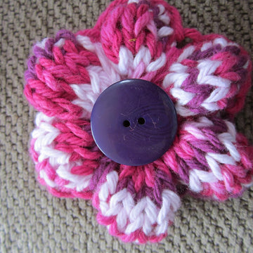 Simple Knit Flower