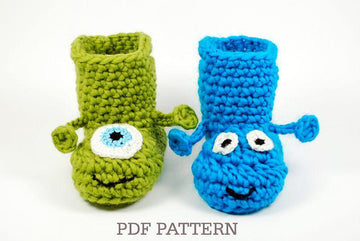 Alien & Monster Baby Boots with Handles