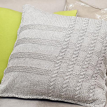 Pillowcase "Barley" with cables