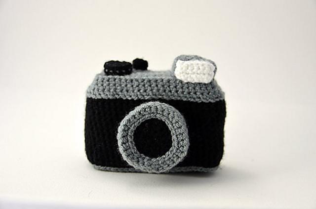 Photo Camera Crochet Pattern, Camera Amigurumi