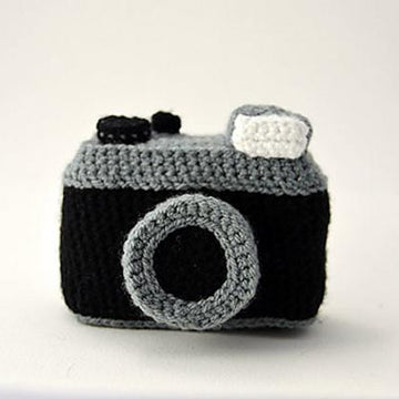 Photo Camera Crochet Pattern, Camera Amigurumi