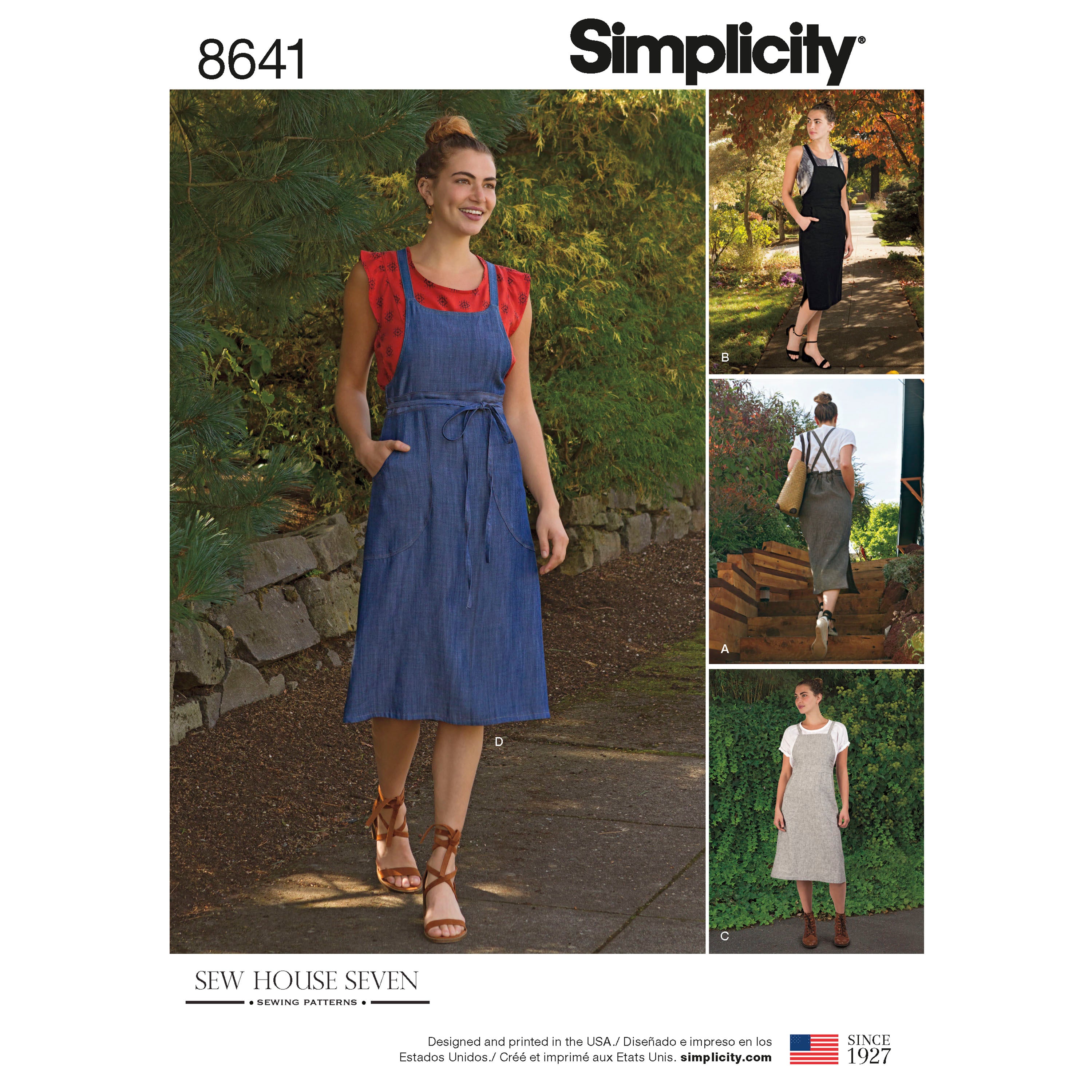 Simplicity 8641 Women's Jumper Dress - Sewing Pattern