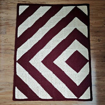 Modern Crochet Motif Blanket