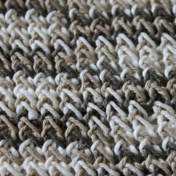 Twisted Rib Stitch Dishcloth