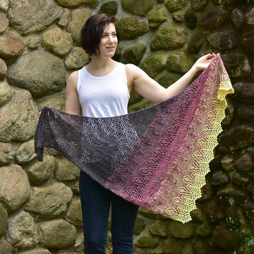 Berry Crumble Shawl