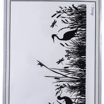 Creative Expressions Sentimentally Yours By Phill Martin Pre-Cut Rubber Stamp - Dragonfly Hideout