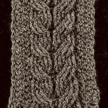 The Wheat Cabled Scarf