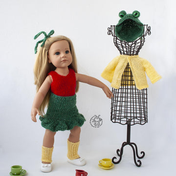 Outfit Frogling for doll 18in