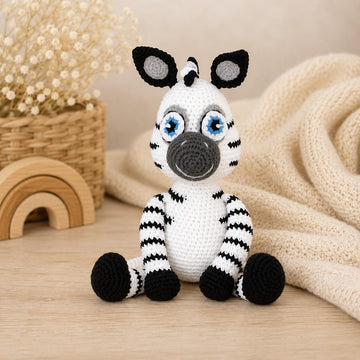 Zebra Stuffed Toy Crochet Pattern