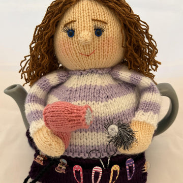 Hairdresser tea cosy