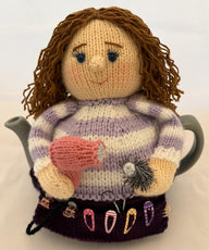 Hairdresser tea cosy