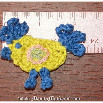 Crochet Rooster Applique Pattern For Easter & Christmas