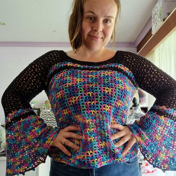 Ziggy Flare Crochet top