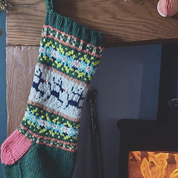 Reindeer Christmas Stocking
