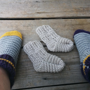 Perfect rustic slippers