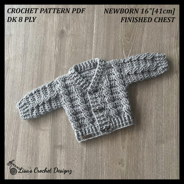 Ethan Newborn Sweater Cardigan
