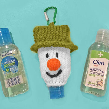 Christmas Snowman Sanitizer Bottle Cover
