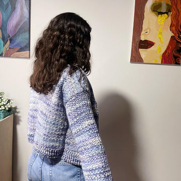 Cardigan Violeta ( español)