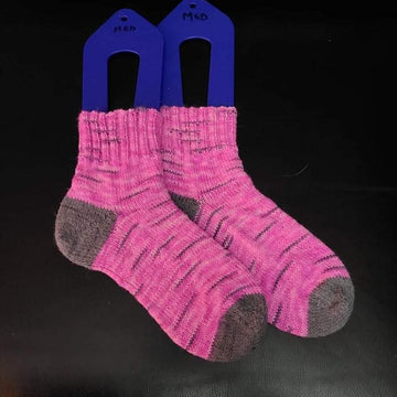Vanilla Cream Socks - Cuff Down