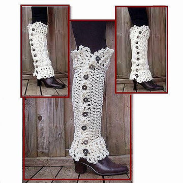 Long Lacy Legwarmers by SweetPotatoPatterns