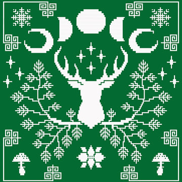 Winter Solstice Magic - overlay mosaic blanket