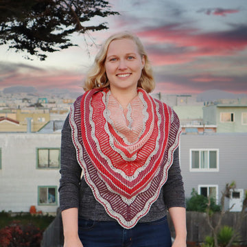 Late Sunset Shawl