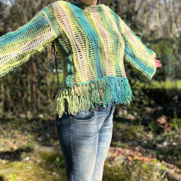 Häkelanleitung Sommersweater "Boho-Breeze"