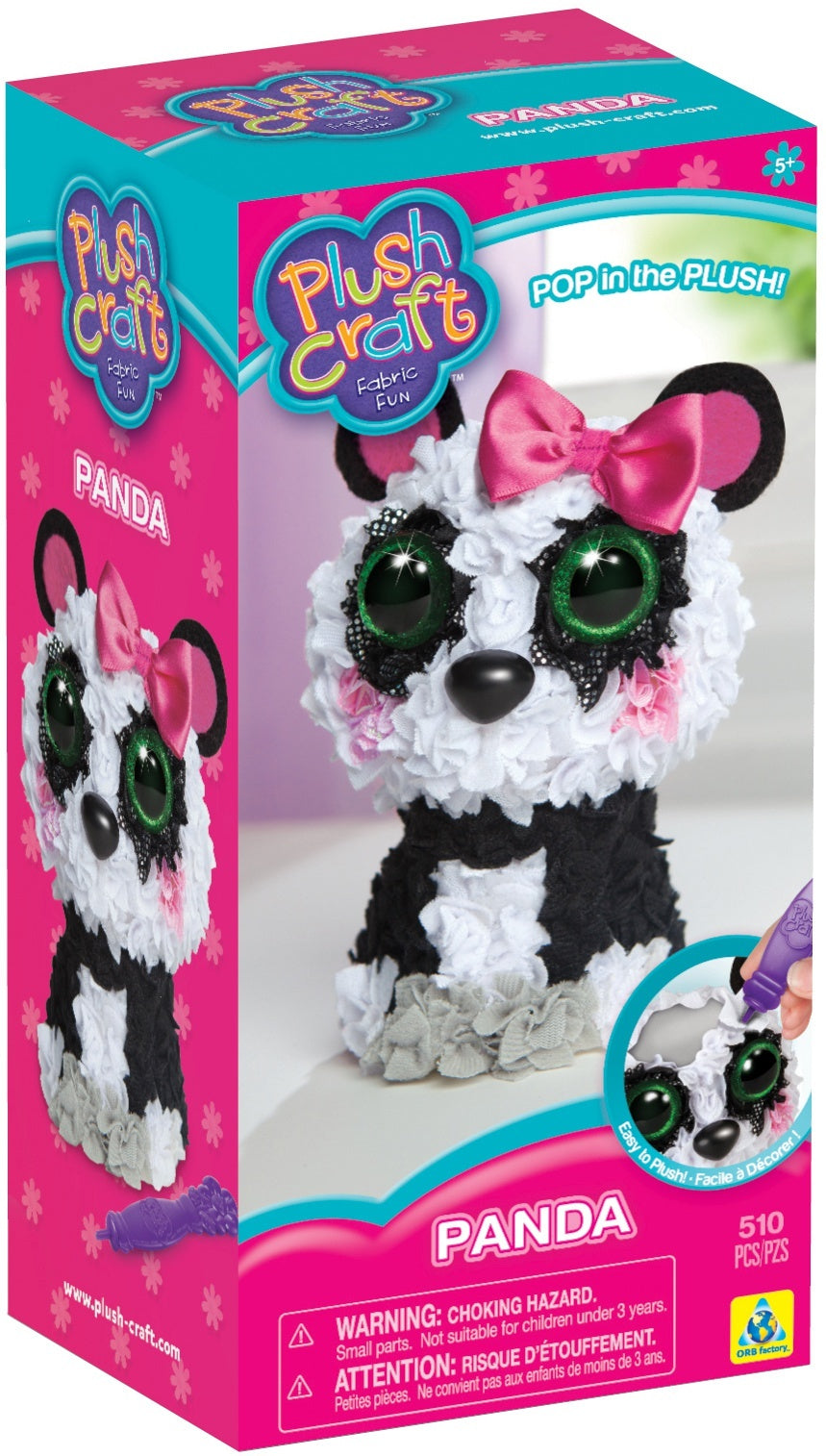 Orb Factory Plushcraft Fabric Fun 3d Kit - Panda