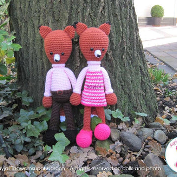 Mr and Mrs Fox Amigurumi Crochet Patterns