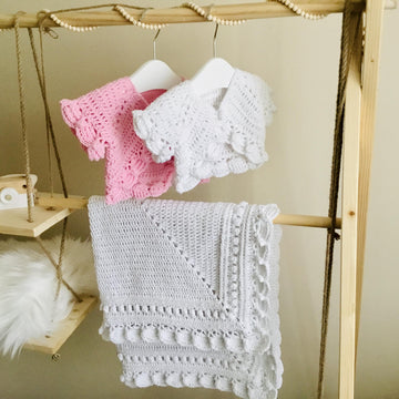 Magnolia Baby Cardigan Bolero Shrug Pattern N 426
