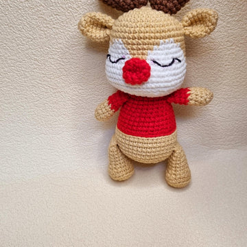 Christmas Amigurumi Reindeer Crochet Pattern