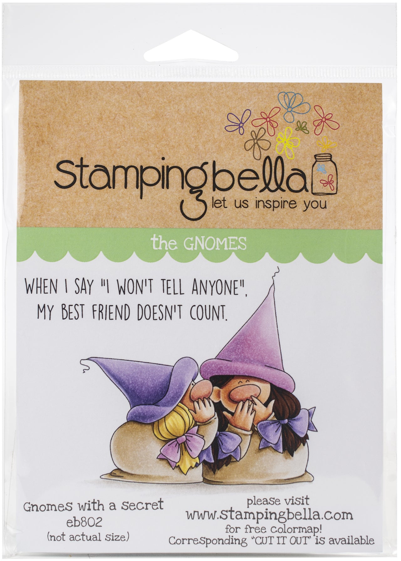 Stamping Bella Cling Stamps - Gnomes With A Secret