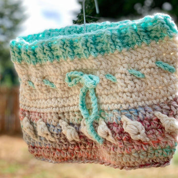 Colorful Chunky Bobble Cowl