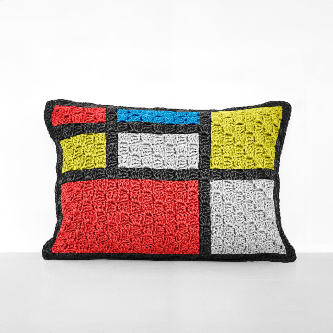 Mondrian Pillow Cover C2C Crochet Pattern