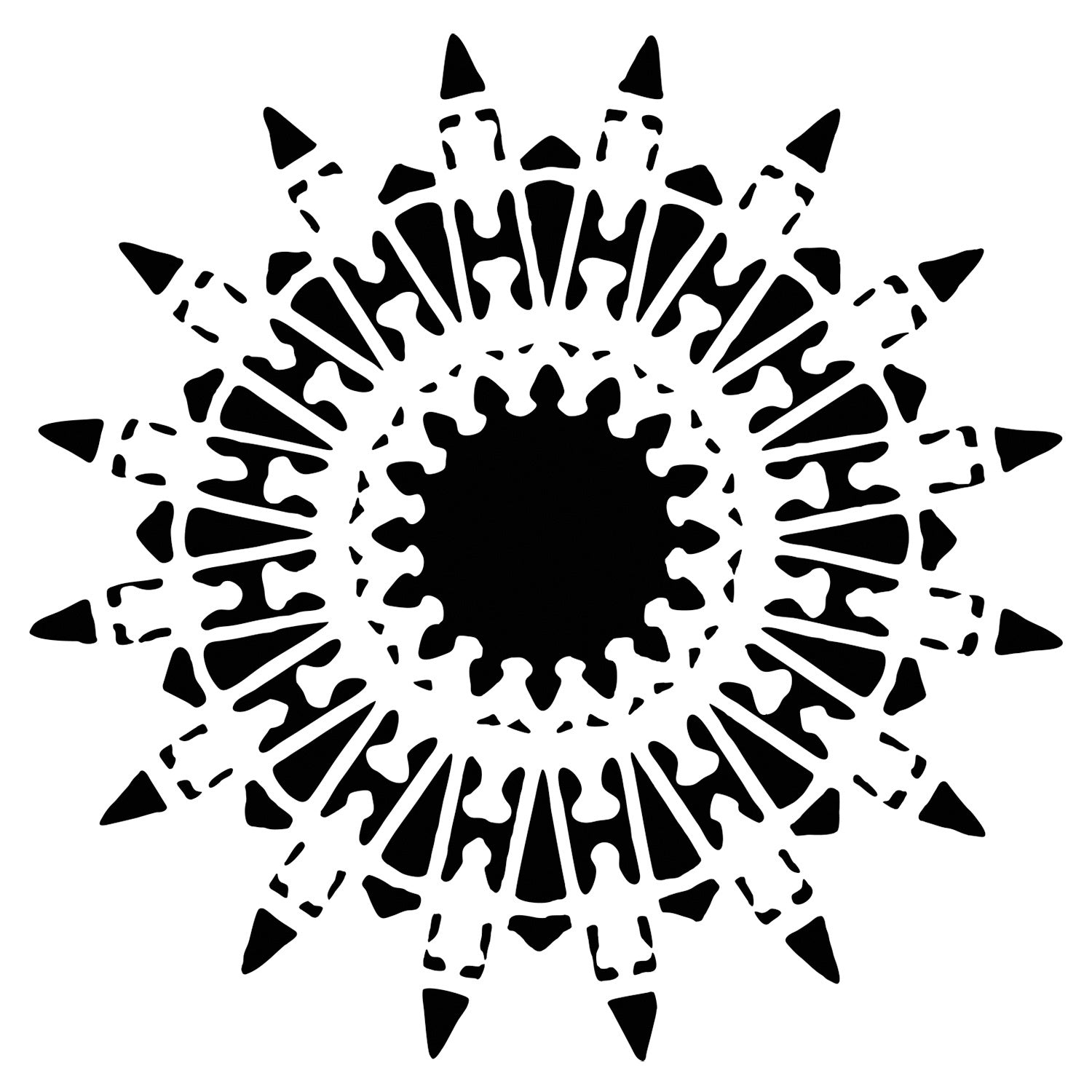 The Crafter's Workshop Crafter's Workshop Template 12"X12" - Native Star