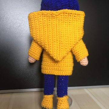 Coraline amigurumi doll