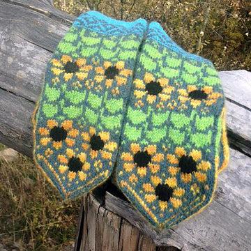 Sunflowers Mittens