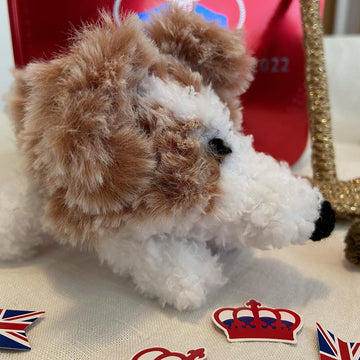 Queen's Corgi with Poop Scoop