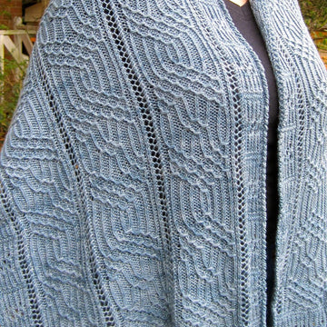 Shinano Lace and Cluster Shawl