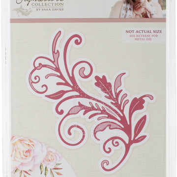 Crafter's Companion Sara Davies Signature Rustic Cottage Metal Dies - Filigree Flourish