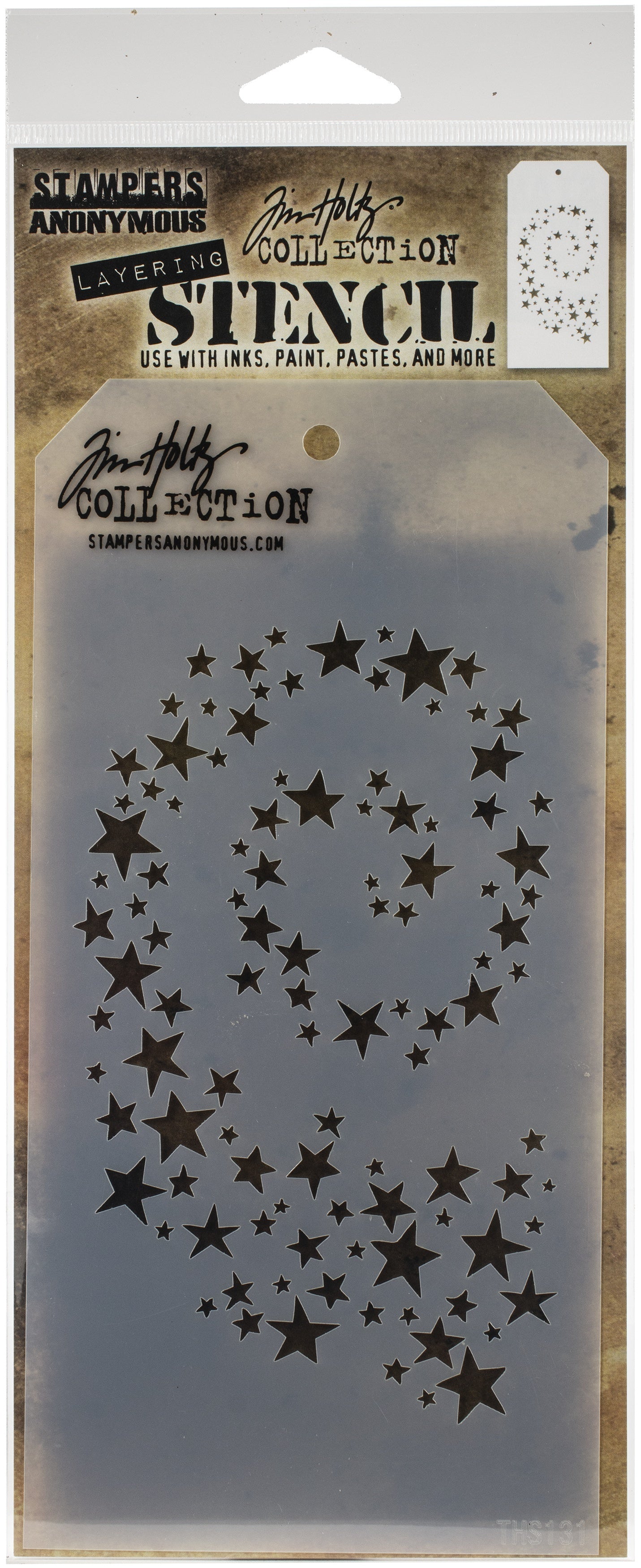 Stampers Anonymous Tim Holtz Layered Stencil 4.125"X8.5" - Hocus Pocus