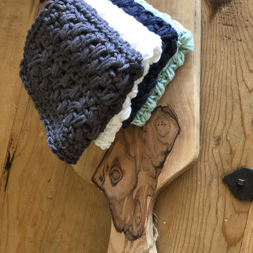 Crochet Dish Cloth - Sunnshyne Bean Dish Cloth