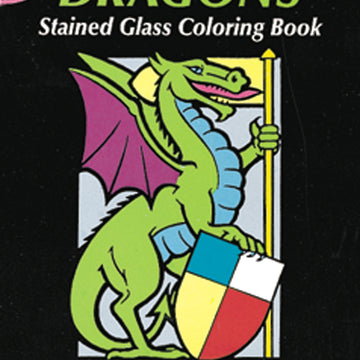 Dover Publications - Dragons Stained Glass Coloring Book