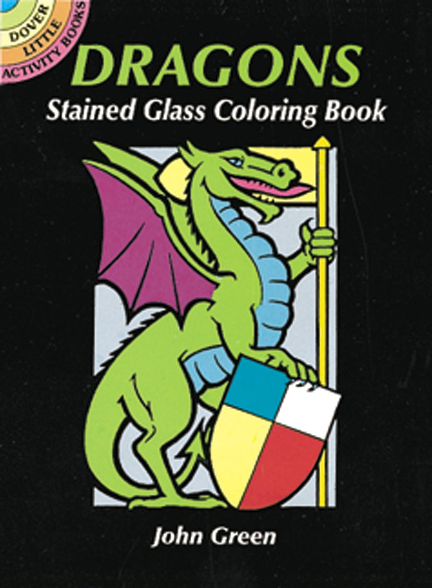 Dover Publications - Dragons Stained Glass Coloring Book