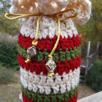 Perfect Wine Bottle Crochet Gift Bag
