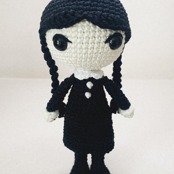 Wednesday Addams Amigurumi Pattern