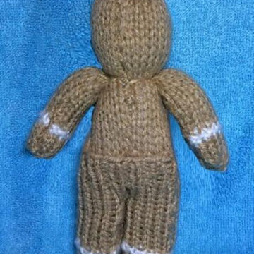 Gingerbread Man Finger Puppet