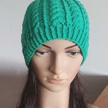 Sally - 8ply cable beanie
