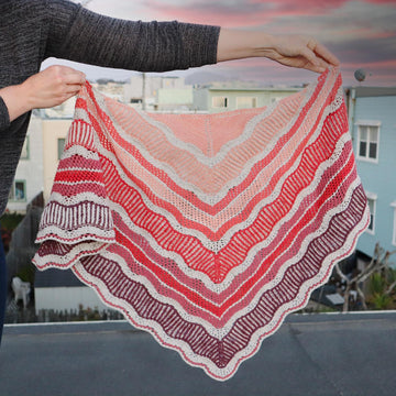 Late Sunset Shawl