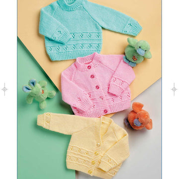 Cardigans and Sweater in Stylecraft Wondersoft DK - 8009 - Downloadable PDF